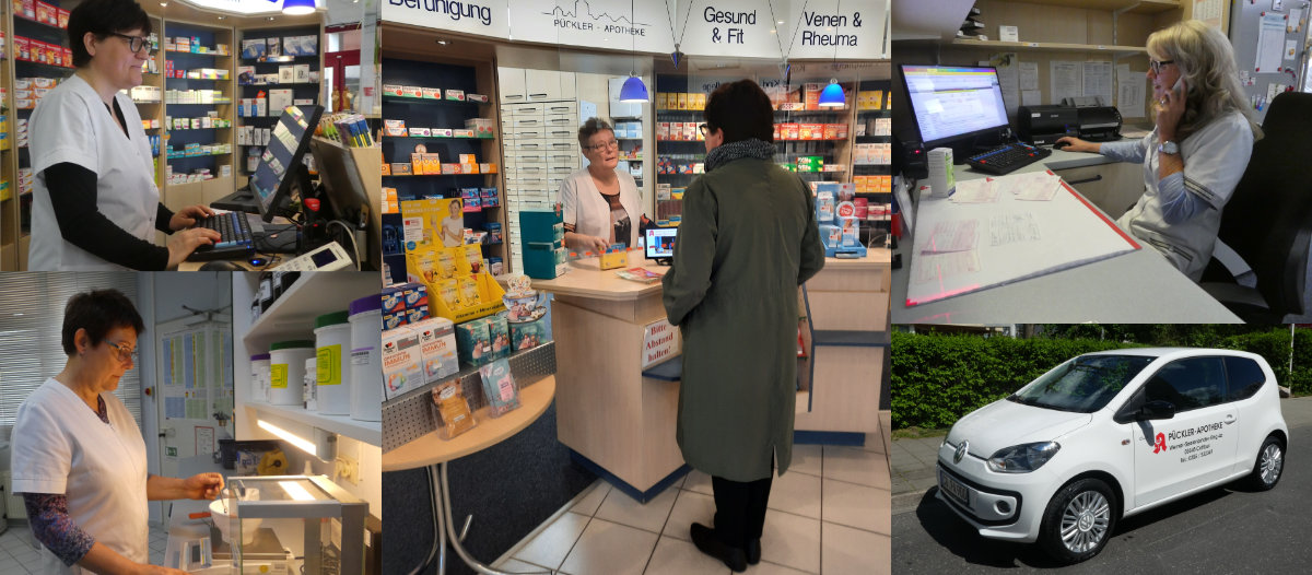 Pücklerapotheke Collage Pücklerapotheke Collage